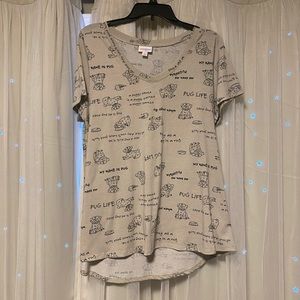 LulaRoe Pug Life Shirt
